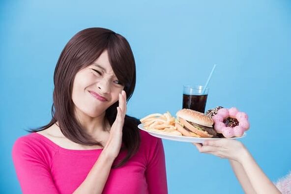 Rechazo de la dieta dañina