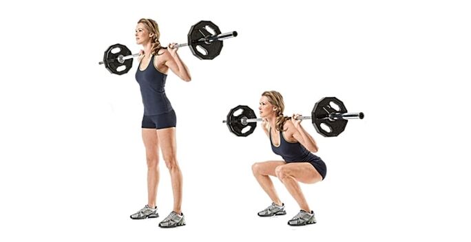 Squats con barra